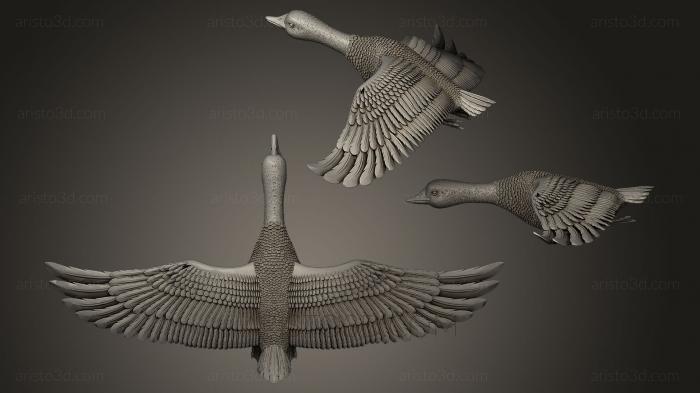 Bird figurines (STKB_0020) 3D model for CNC machine